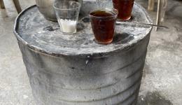 Teepause...