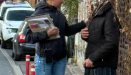 Die 86 Jahre alte Anna trafen wir zufällig auf der Straße.